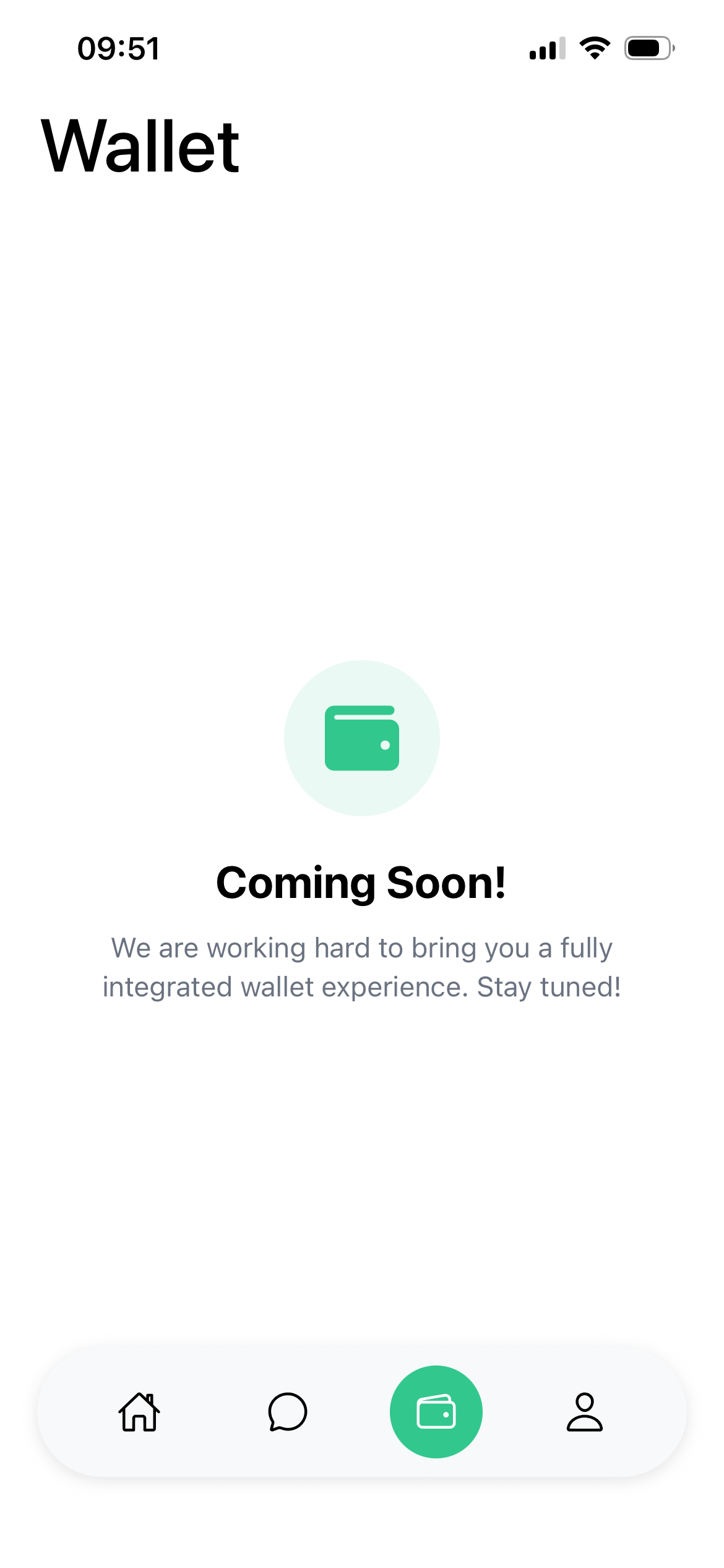 Wallet Screen